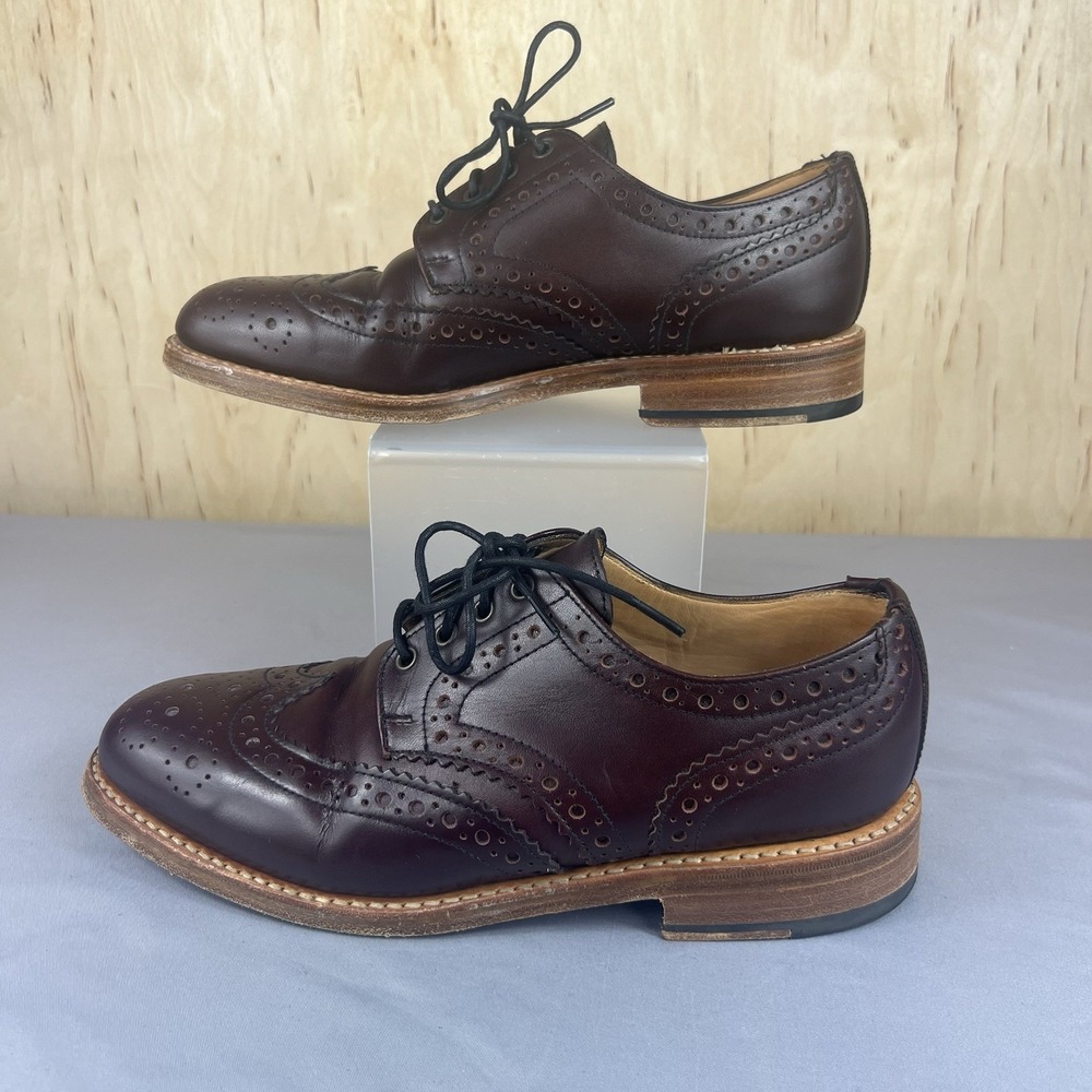 Sanders Made in England Men's Size 9 Wingtip Oxford Dress Shoes APR0704